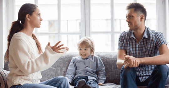 parents arguing over child